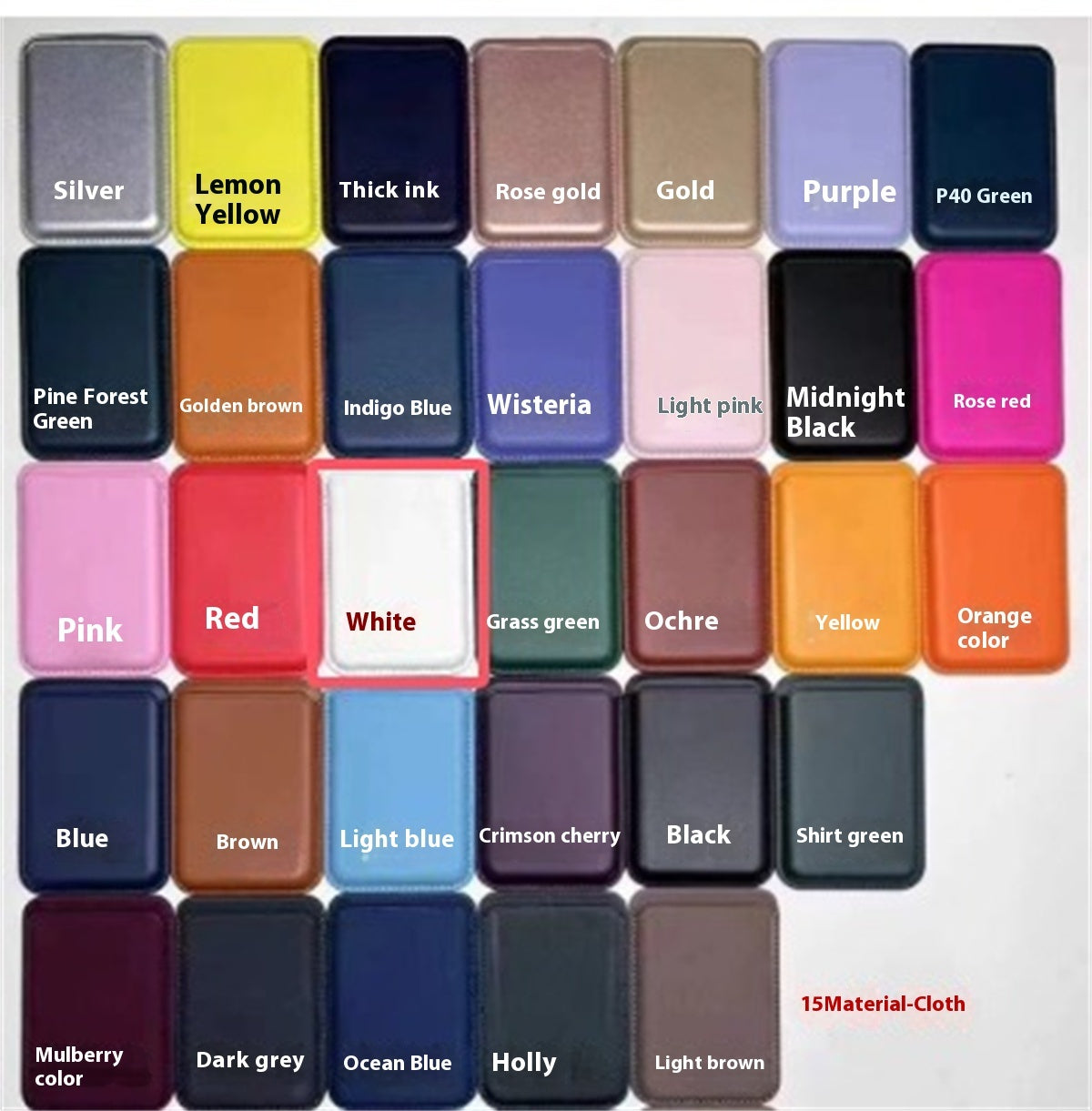 Magnetic Snap Wallet – Slim RFID Leather Card Holder (MagSafe / Qi2 Compatible)